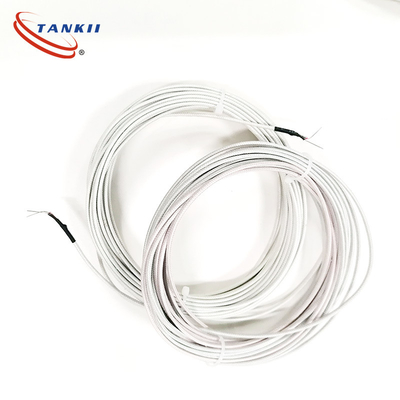 tipo isolado fibra de vidro cabo de 2*0.25mm K de par termoelétrico com ponto de solda