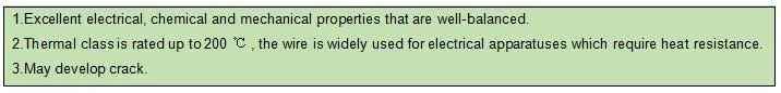 Class H Solderable Polyesterimide Enamelled Copper Wire