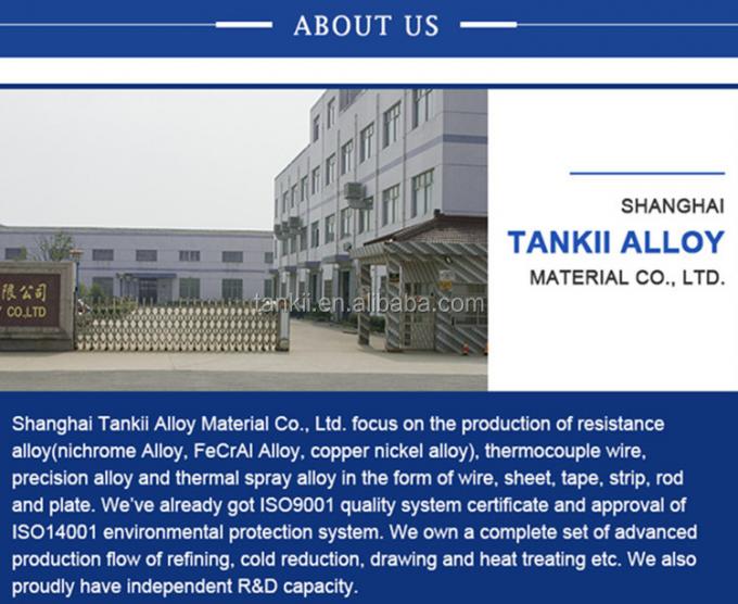 CuNi2/CuNi6/CuNi8/CuNi10/CuNi14/CuNi19/CuNi23/CuNi34/CuNi40/CuNi44/CuNi45 Liga de cobre e níquel elétrico 15