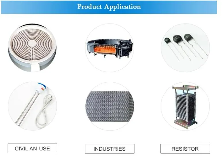Cr27al7mo2 Belt for Double Strip Coils Braking Resistor