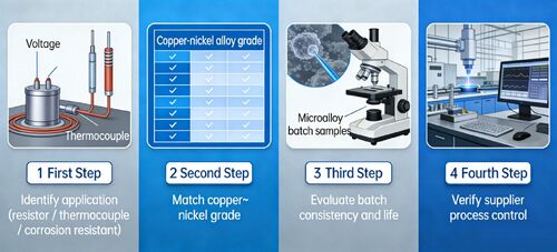 Latest company news about O Guia do Profissional para Fornecimento de Liga de Cobre-Níquel (Fio Cupro-Níquel)
