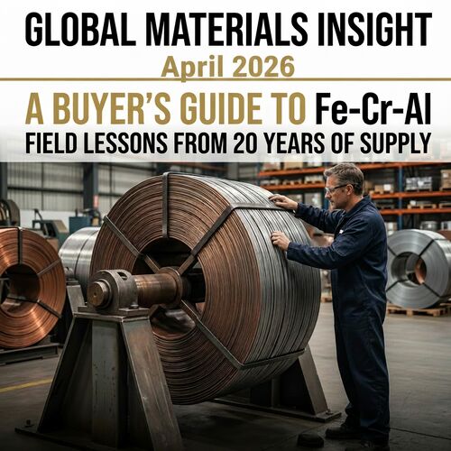 Latest company news about Guia de um comprador para Fe-Cr-Al: Lições de campo de 20 anos de fornecimento