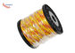 Tipo de cabo contínuo K da extensão de par termoelétrico 22SWG com isolação de alta temperatura da fibra de vidro